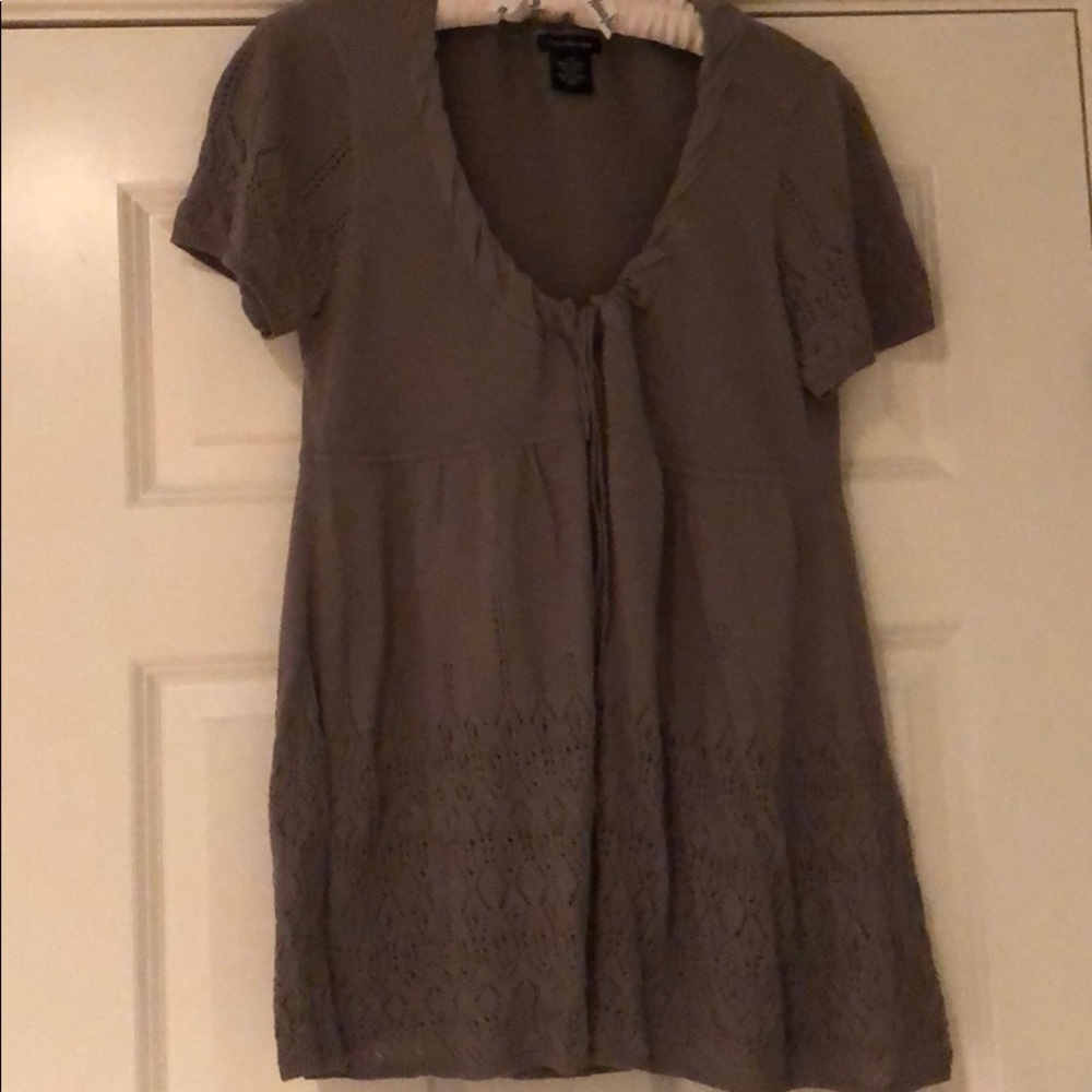 CALVIN KLEIN JEANS - Short Sleeve Cardigan -Olive
